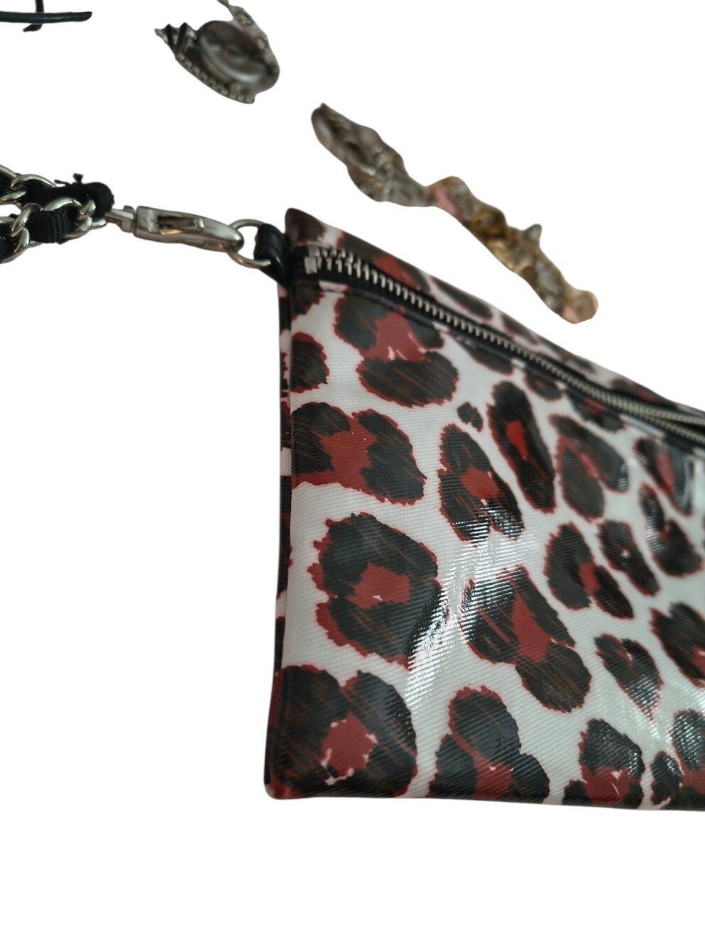 Brighton Coated Leopard Print Wristlet/Clutch - Picture 5 of 8